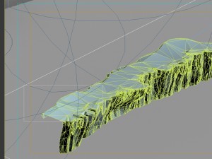 game model - snow - cliff 001 01 Modelo 3D