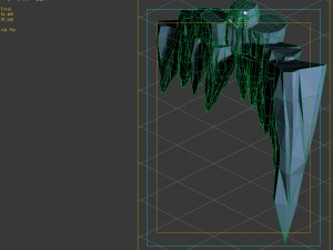 game model - snow - cliff 01 01 Modelo 3D