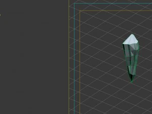 game model - snow - cliff 02 01 3D Model