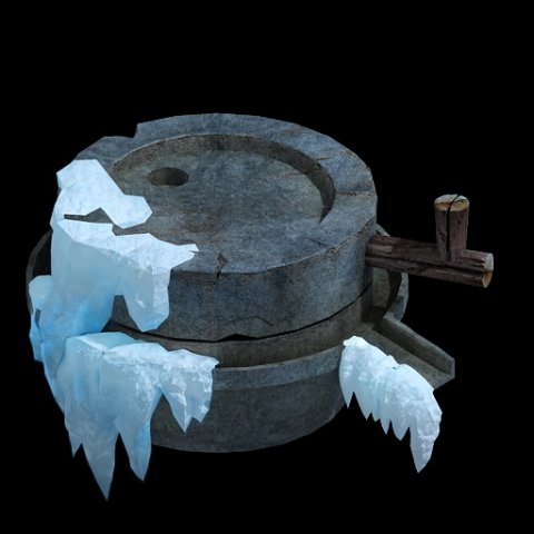 game model - snow - graphite 01 3D Model .c4d .max .obj .3ds .fbx .stl .blend 