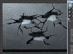 game model - snow - ice cave 01 3D Model