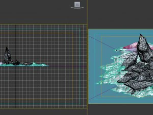 game model - snow - ice heap 01 3D Model