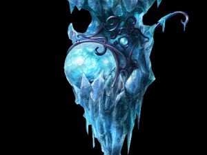 game model - snow - ice mysterious fire lights 01 Modelo 3D