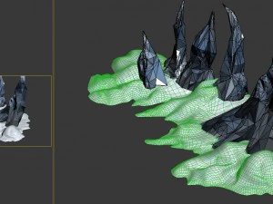 game model - snow - near the entrance picks 03 fan 3D Model