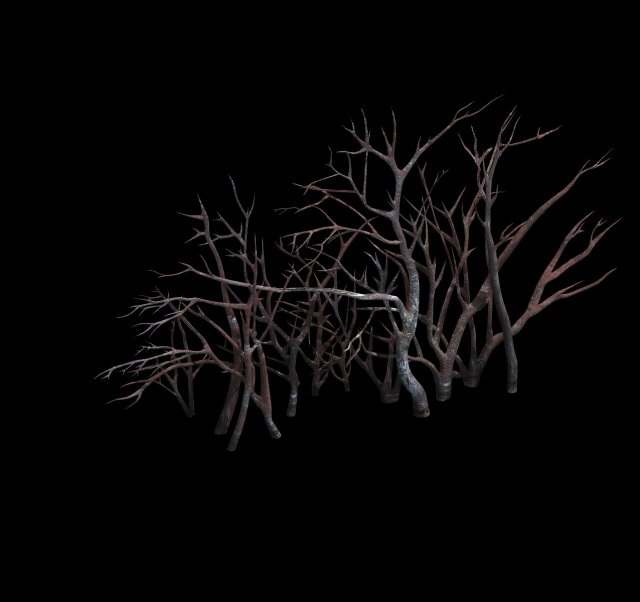 game model - snow - vegetation 01 Model 3D .c4d .max .obj .3ds .fbx .stl .blend 