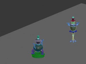 ігрова модель - даоська сцена розуміння - бронза л 3D Модель