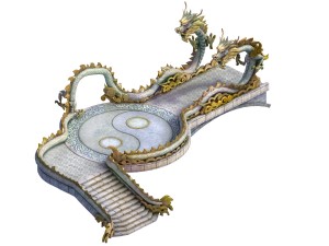 game model - taoist comprehension scene - gordon x Modello 3D
