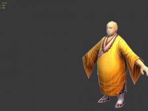 game model - taoist comprehension scene - obese mo 3D Modell