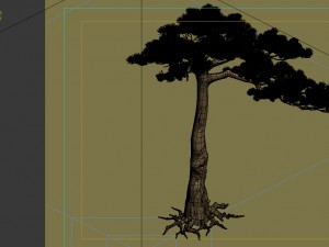 game model - taoist comprehension scene - pine 07 3D Model