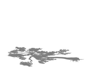 game model - taoist comprehension scene - pine 08 3D Model