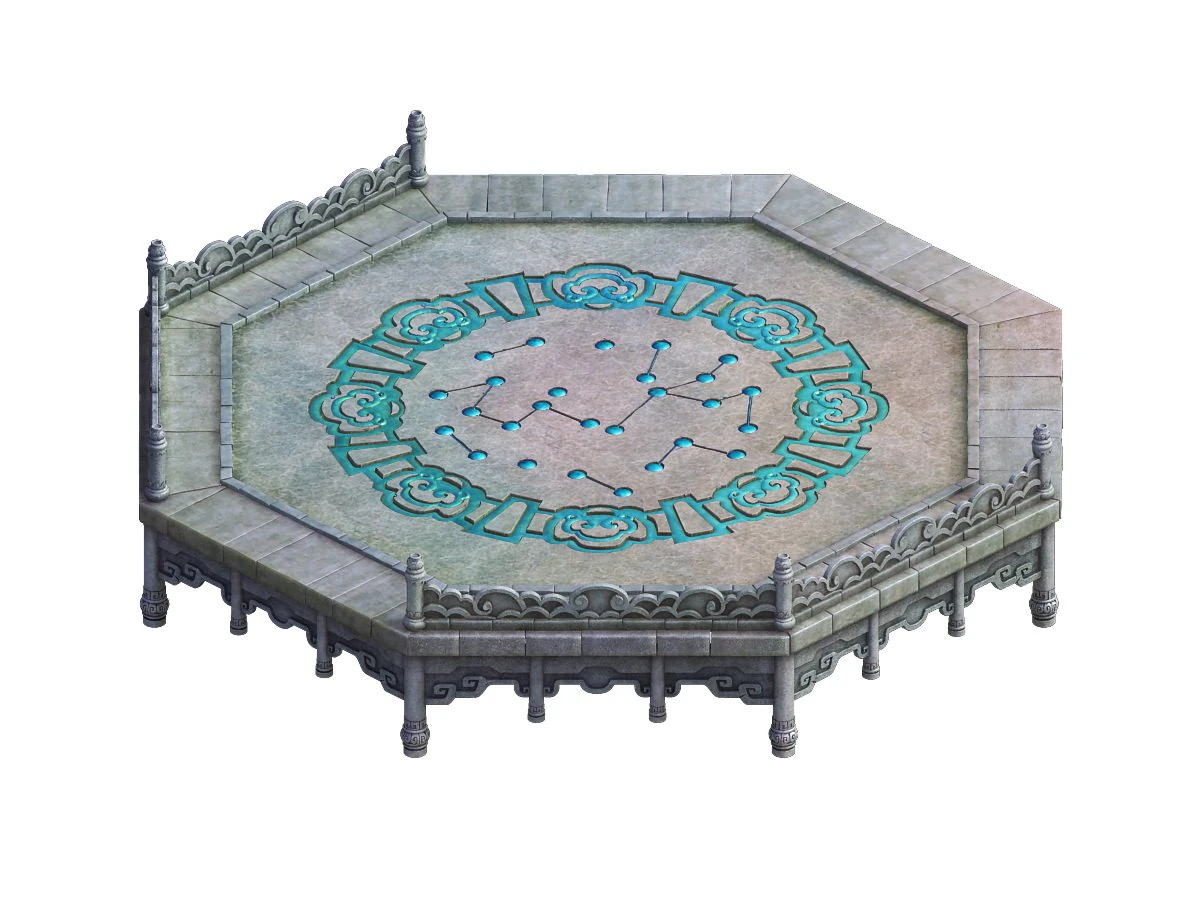 game model - taoist comprehension scene - seen the 3D Model .c4d .max .obj .3ds .fbx .stl .blend 