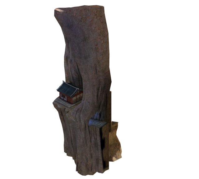 game model - taoist comprehension scene - taoist c Modelo 3D .c4d .max .obj .3ds .fbx .stl .blend 