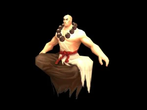 modelo de juego - escena de comprensi&oacute;n tao&iacute;sta - la pr&aacute;ctica Modelo 3D