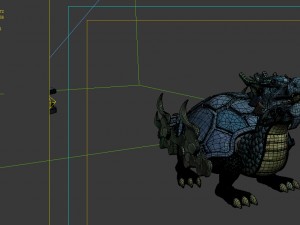 game model - taoist comprehension scene - tiger an 3D Model