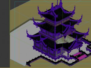 game model - taoist comprehension scene - zhenwu t Modèle 3D