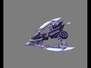 game model arena - boise - elf chariot dark elves 3D Model