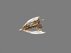 game model arena - boise - elf chariot light elves 3D Model