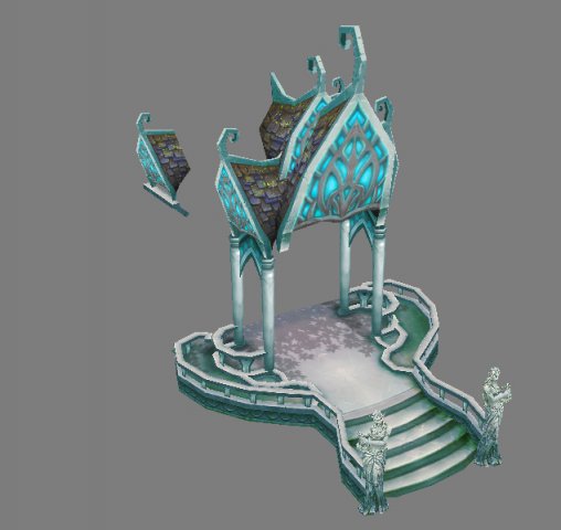 game model arena - boise - elf copy of the entry d 3D 모델 .c4d .max .obj .3ds .fbx .stl .blend 