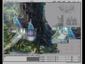 game model arena - boise - elf cottage dark elves 3D Модель