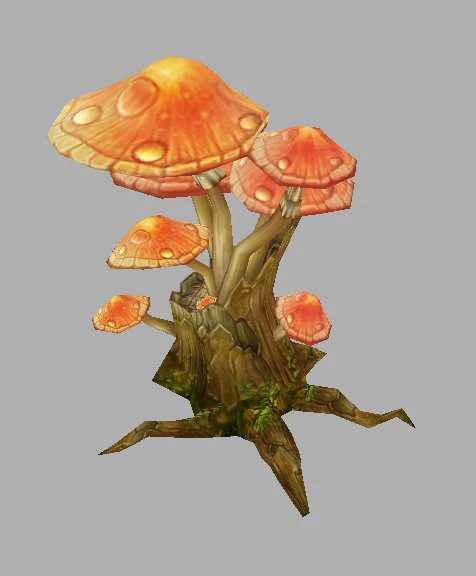 game model arena - boise - mushroom tree 01 01 3D Model .c4d .max .obj .3ds .fbx .stl .blend