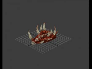 arena de modelo de jogo - boise - destro&ccedil;os 01 01 Modelo 3D