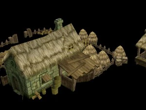 game model arena - bucolic - sky ranch 3 01 3D Model