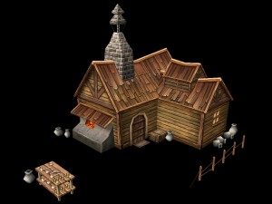 game model arena - candle workshop 01 01 Modelo 3D
