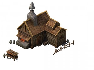 game model arena - candle workshop 10 01 3D Model