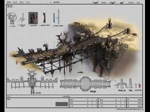 game model arena - chains pendants 01 3D मॉडल