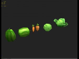 game model arena - crops 01 3D Model