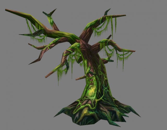 game model arena - decorated tree 001 01 Modèle 3D .c4d .max .obj .3ds .fbx .stl .blend 