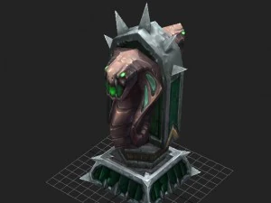 game model arena - desert copies gas traps 01 01 3D Model