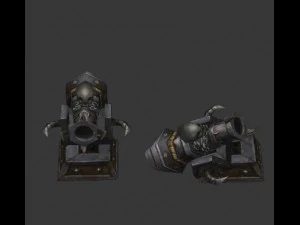 spelmodelarena - woestijnfortreplica 01 3D Model