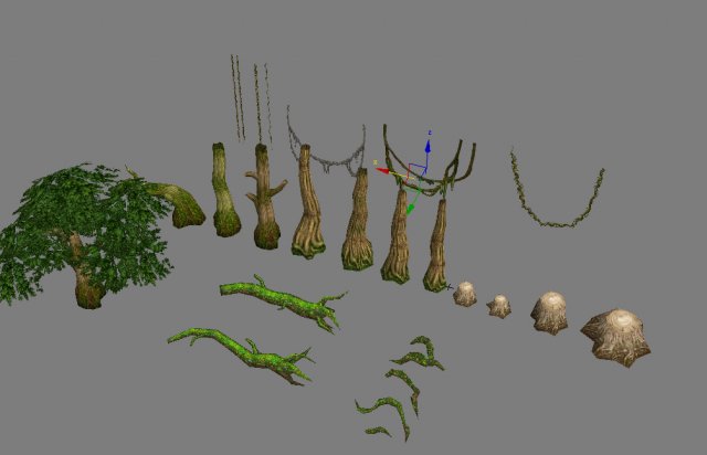 game model arena - furnace dwarf 01 3D Model .c4d .max .obj .3ds .fbx .stl .blend 