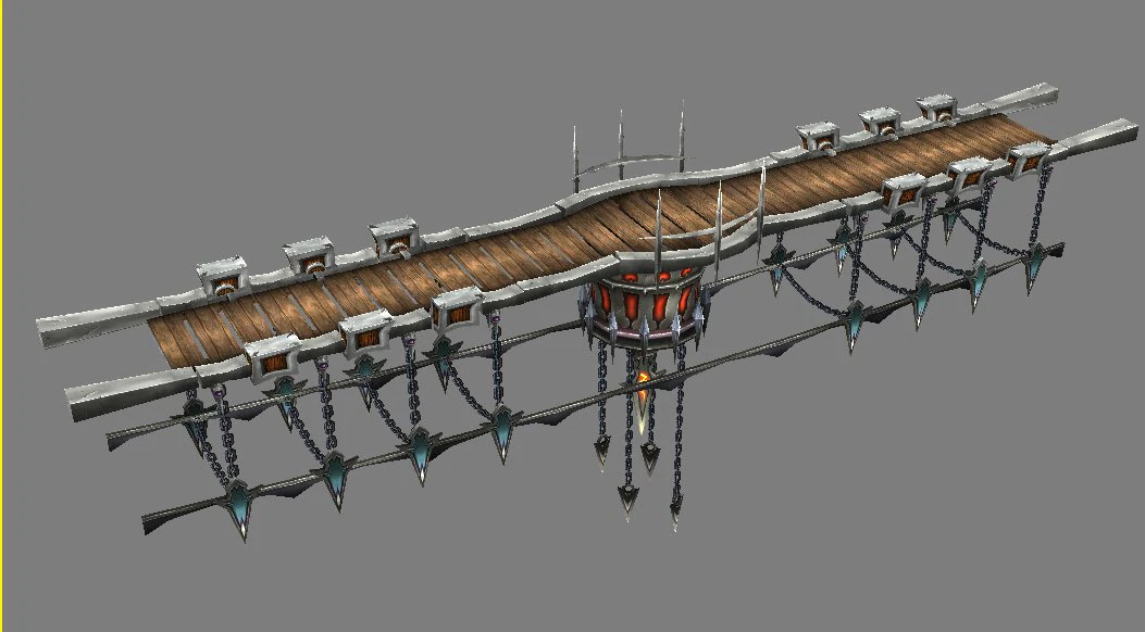 game model arena - inferno cable longbridge area 2 3D Model .c4d .max .obj .3ds .fbx .stl .blend 