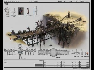 game model arena - inferno cable longbridge area 2 3D Model