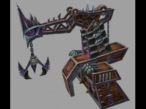 game model arena - mining machine inferno 01 Modelo 3D