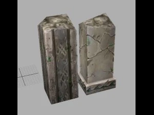 Spielmodell Arena - Off Pillars 01 3D Modell