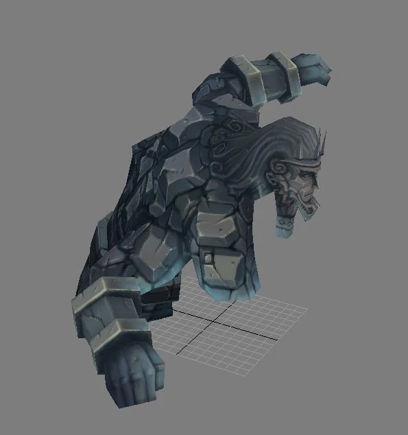 game model arena - phosphor ore 01 3D Model .c4d .max .obj .3ds .fbx .stl .blend 