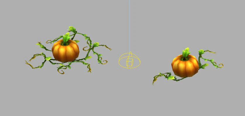 game model arena - pumpkin 01 3D Model .c4d .max .obj .3ds .fbx .stl .blend