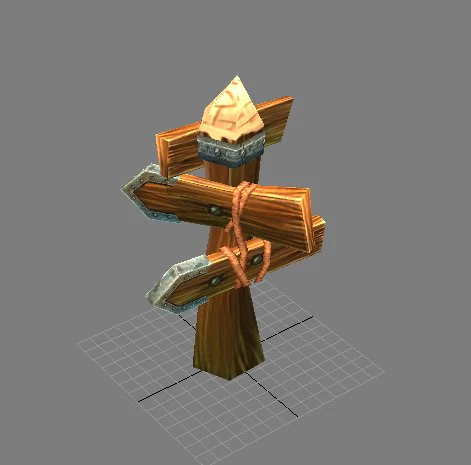 game model arena - signs 01 3D Model .c4d .max .obj .3ds .fbx .stl .blend