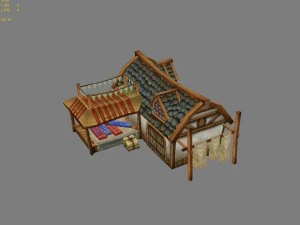 game model arena - silk shop 02 01 3D Model
