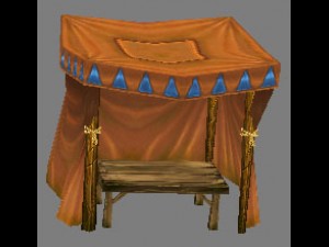 game model arena - stall 003 01 3D 模型