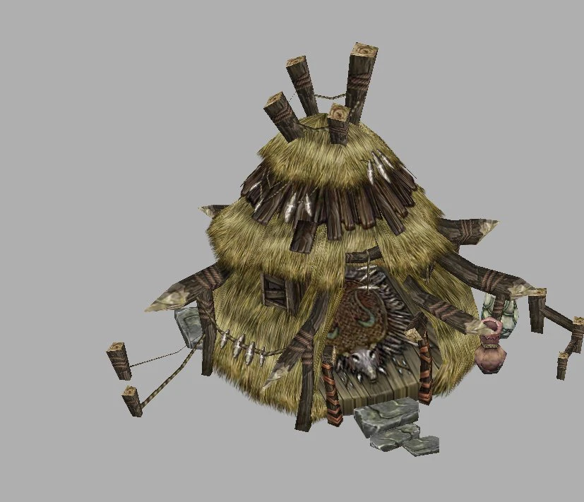 game model arena - stalls light elves 01 01 3D Model .c4d .max .obj .3ds .fbx .stl .blend