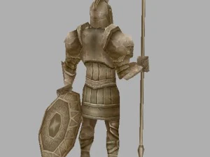 game model arena - statue 01 3D Model