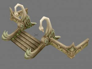 game model arena - teleport objects light elves 3D Model