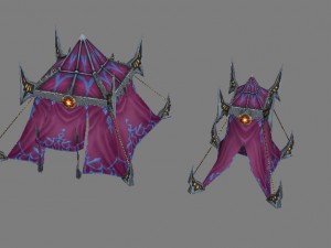 game model arena - tent 01 01 3D-Modell