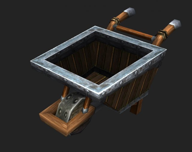 game model arena - trolley dwarf 01 3Dモデル .c4d .max .obj .3ds .fbx .stl .blend 