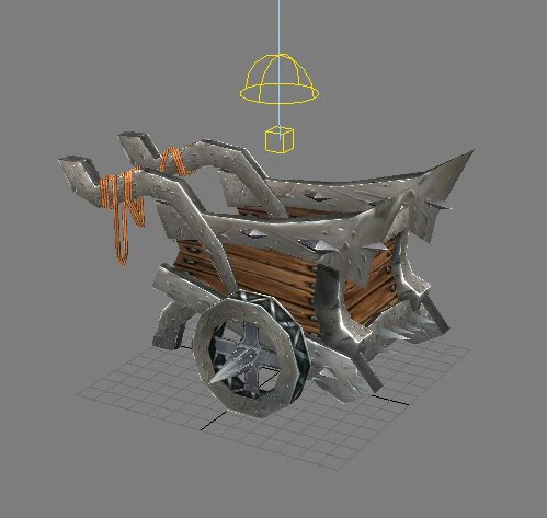 game model arena - trolleys 01 3D Model .c4d .max .obj .3ds .fbx .stl .blend