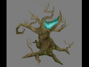 game model arena - variation grass flowers trees 0 3D 모델